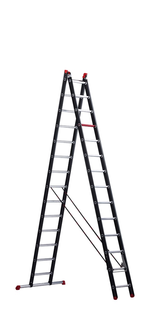 Spuug uit Verblinding is genoeg Aluminium ladder (gecoat) - 2-delig reform - Mounter | Thiry Paints