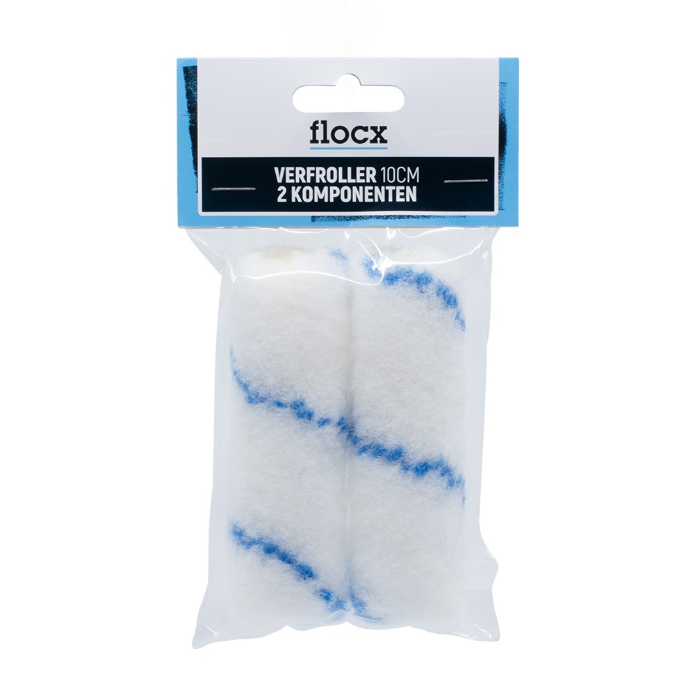 Flocx verfroller 2 komponenten verf 10cm 2 stuks (1)