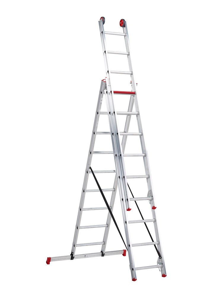 Aluminium ladder - 3-delig reform - Round | Thiry Paints