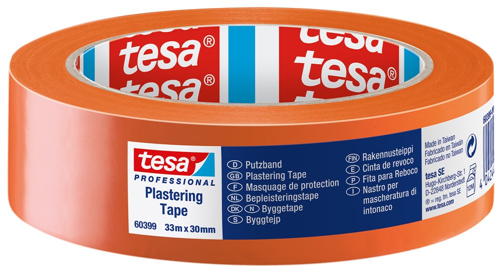 Afbeelding voor TESA PLASTERING TAPE  ORANGE 60399 30MM x 33M 1ST