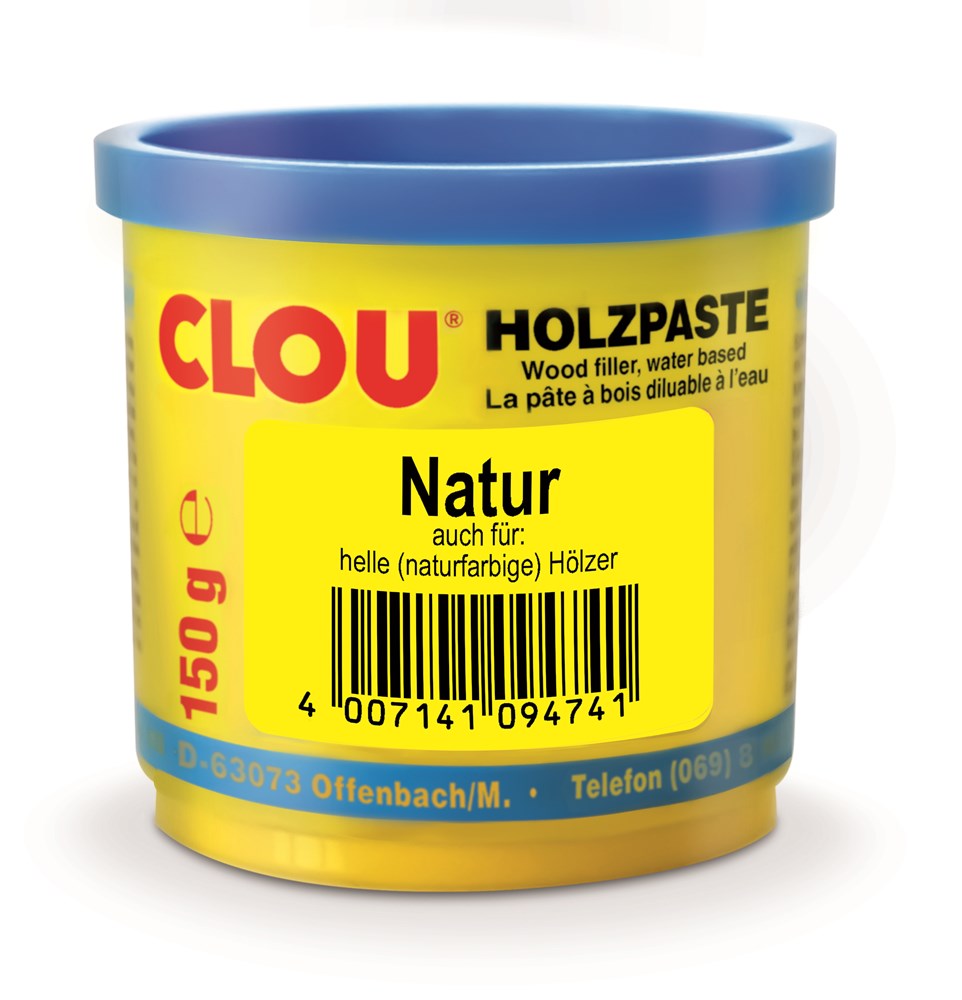 koopjeshoek: Clou houtpasta watervast 16 wit 150 gram (1)