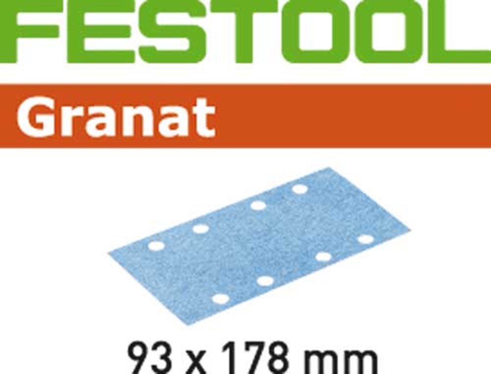 Schaken Kom langs om het te weten Razernij Festool schuurpapier Granat 93x178mm K80 (50st) (stickfix) | Polvo bv