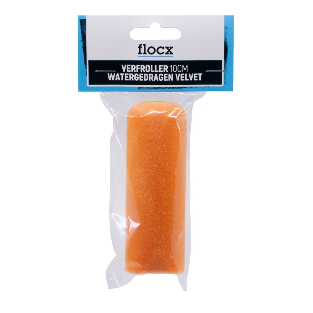 Flocx verfroller velvet voor watergedragen verf 10cm (1)