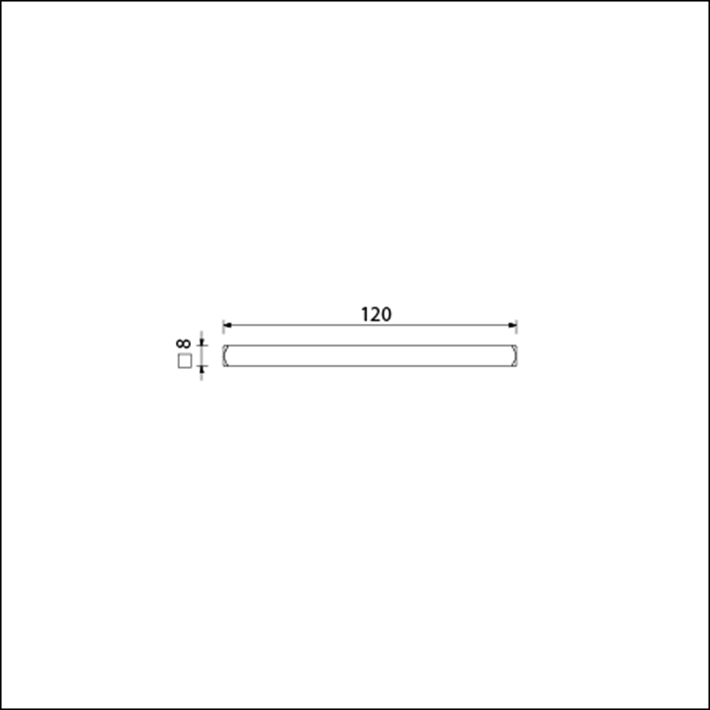 T-0000900456 volstift 8x120mm