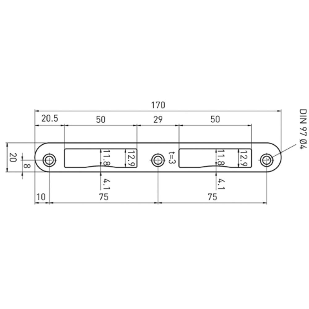 Afbeelding voor Sluitplaat 416 416 D+N