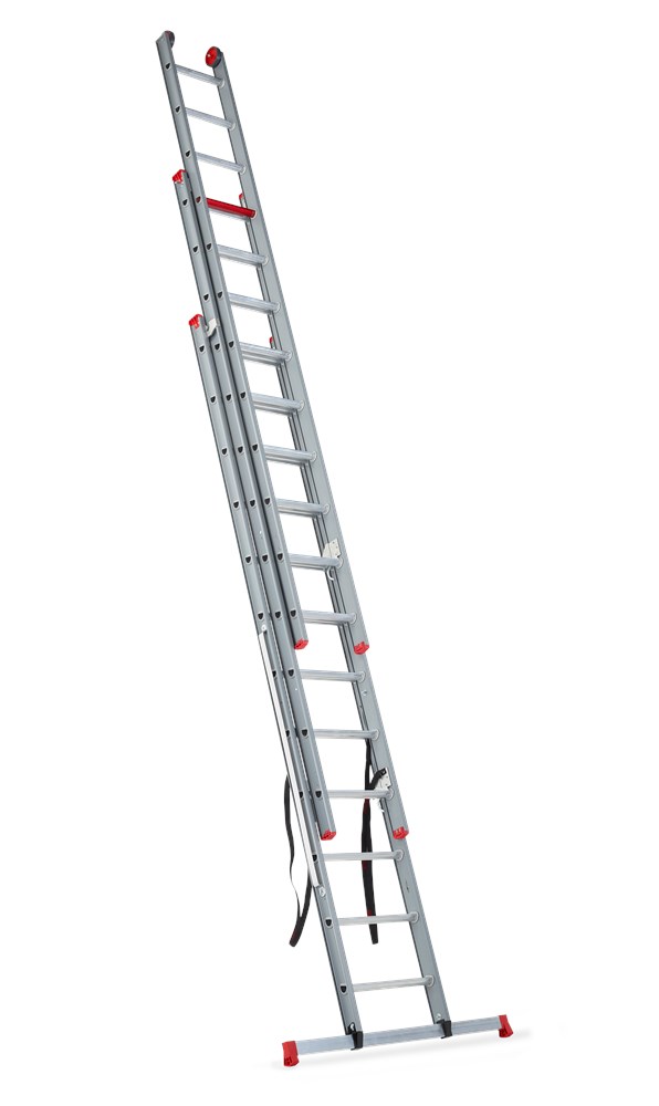 Aluminium ladder (gecoat) - 3-delig reform Keller's IJzerhandel B.V.