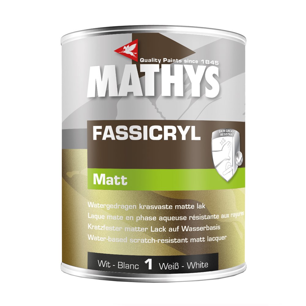 Afbeelding voor MATHYS FASSICRYL MATT WIT 1L