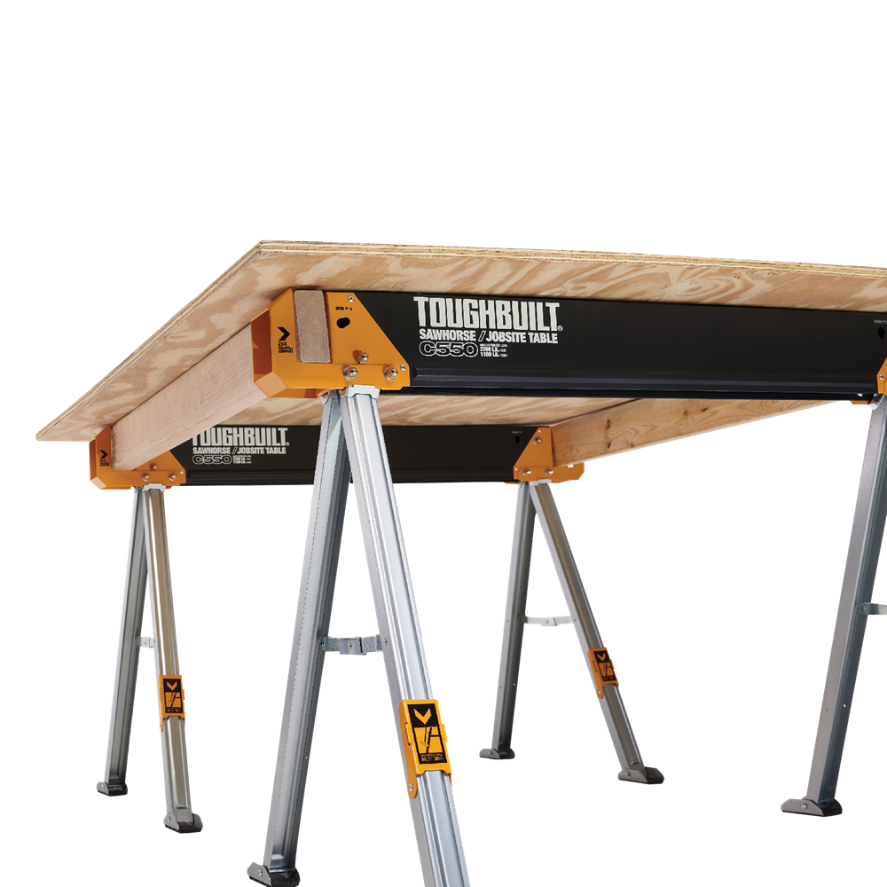 ToughBuilt C550 Sawhorse / Jobsite Table (2pk)