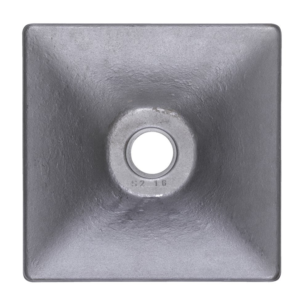 Afbeelding voor 28 mm Hex stampvoet Hex Tamping Plate 200 x 200mm - 1pc