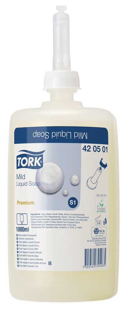 vloeibare zeep mild Tork-3
