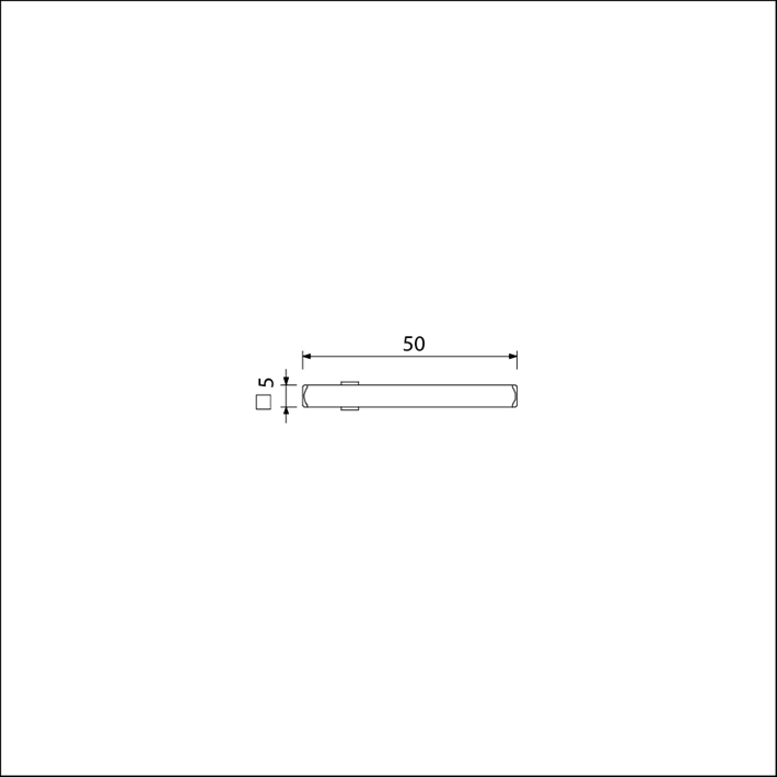 T-wc stift 5x50