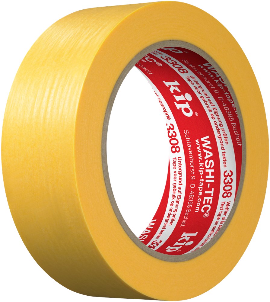 Kip FineLine tape Washi-Tec 3308 geel rol 50 meter (3)