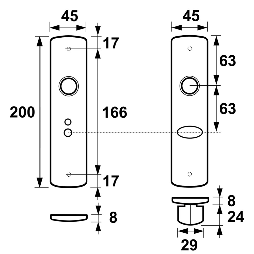 Afbeelding voor Binnendeurschilden Curve Klik toilet 63-8