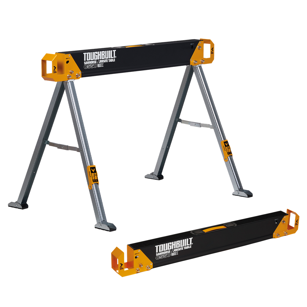 ToughBuilt C550 Sawhorse / Jobsite Table (2pk)