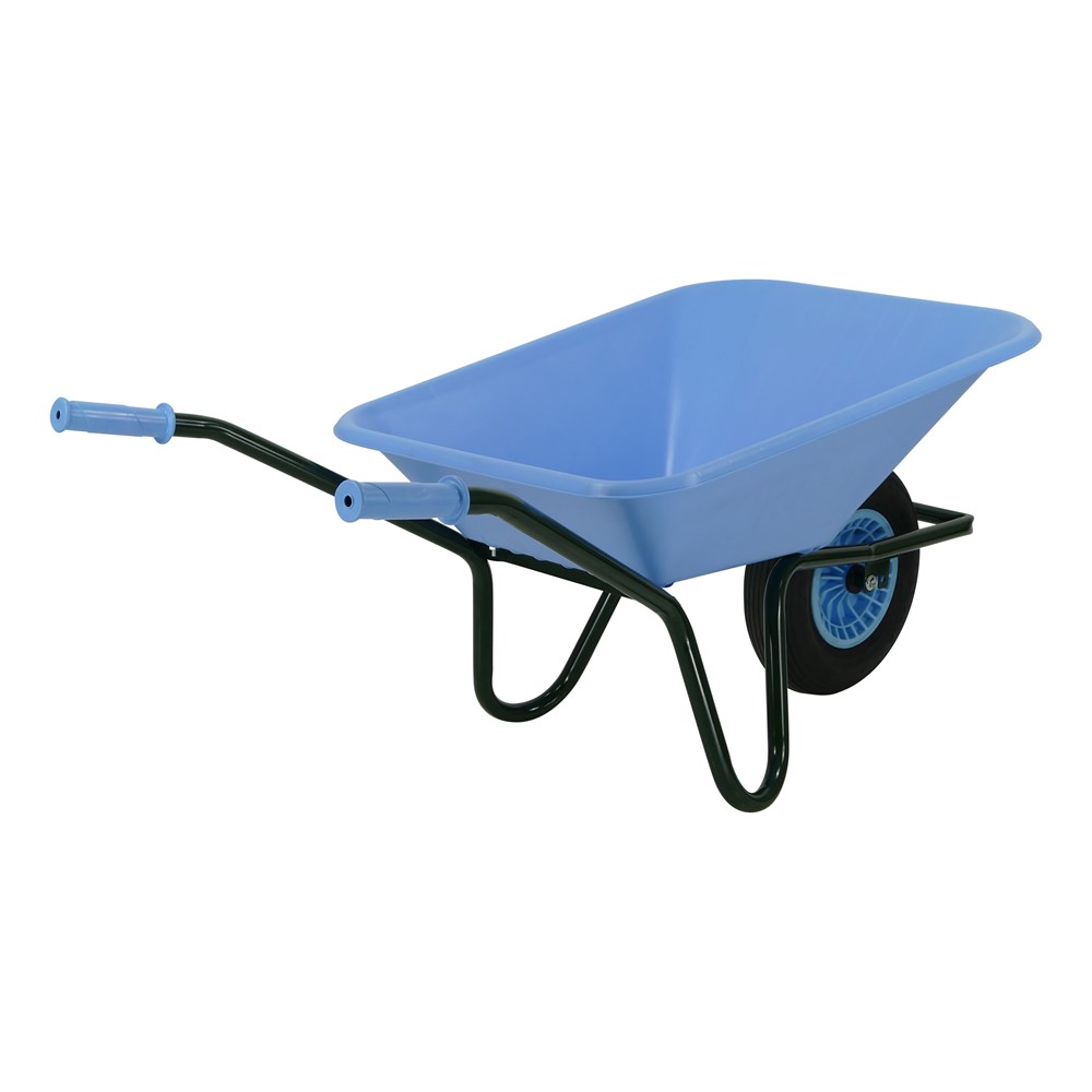 Light blue store wheelbarrow