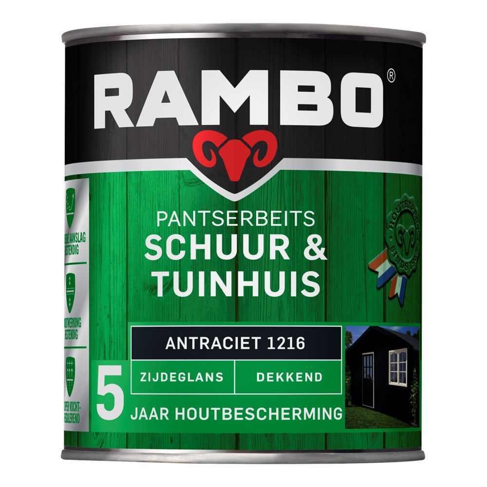 Rambo pantserbeits schuur en tuinhuis dekkend (3)