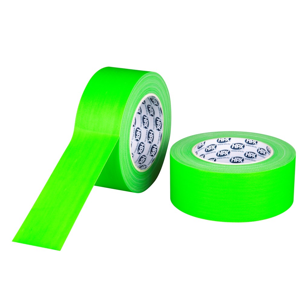 HPX gaffer tape fluo 50mm rol 25 meter (2)