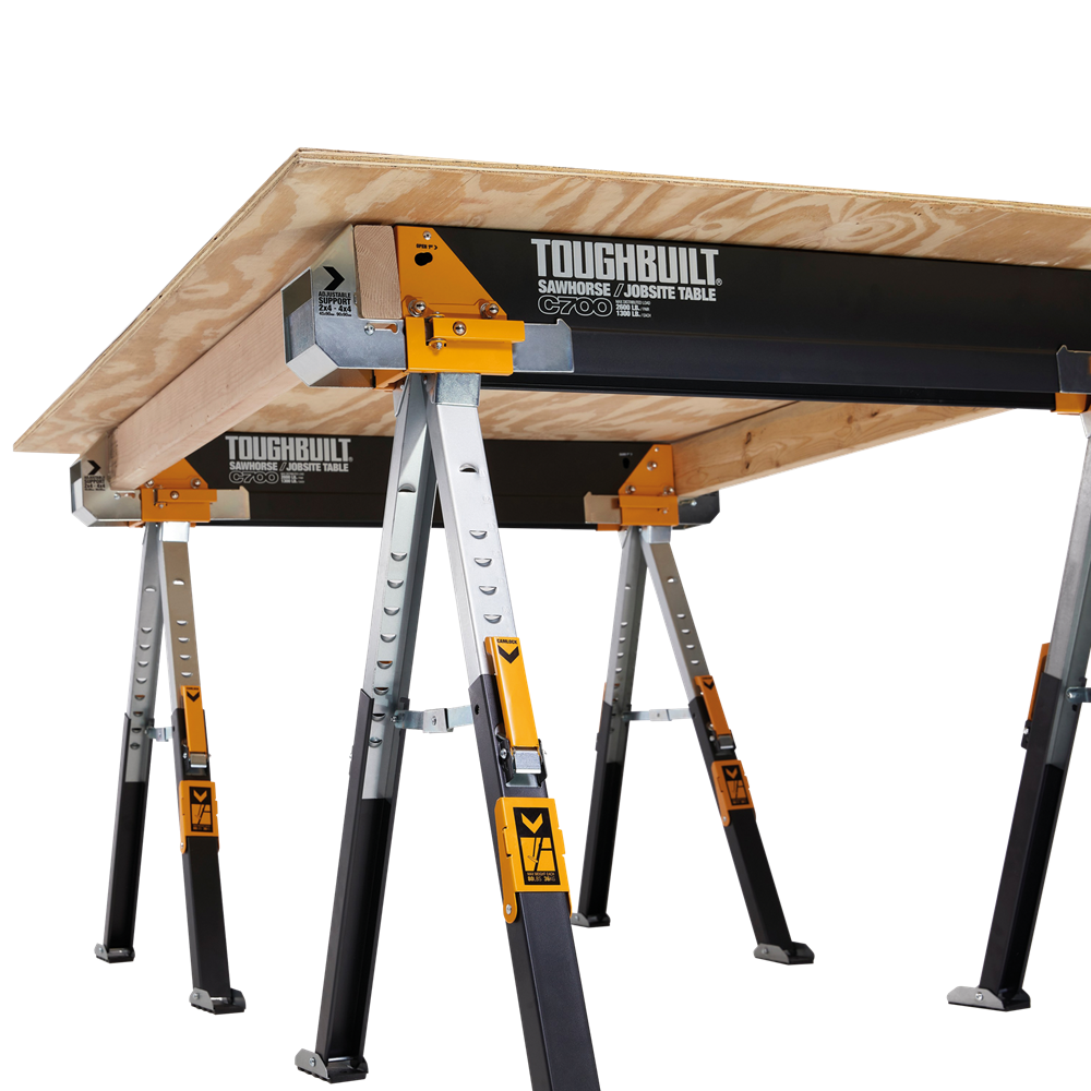 ToughBuilt Sawhorse / Jobsite Table Twin Pack