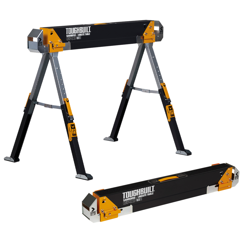 ToughBuilt Sawhorse / Jobsite Table Twin Pack