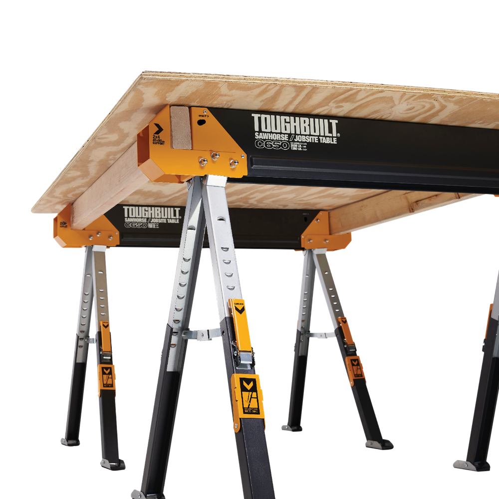 ToughBuilt Sawhorse / Jobsite Table Twin Pack