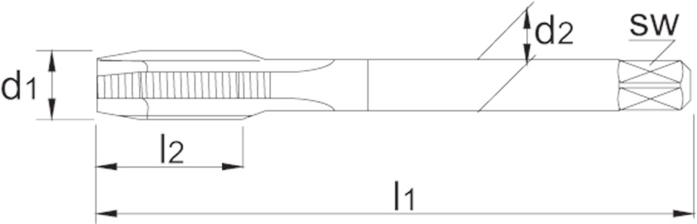 Afbeelding voor ECO PRO HSS-E Machinetap DIN 5156 BSP (Gasdraad) 25.095