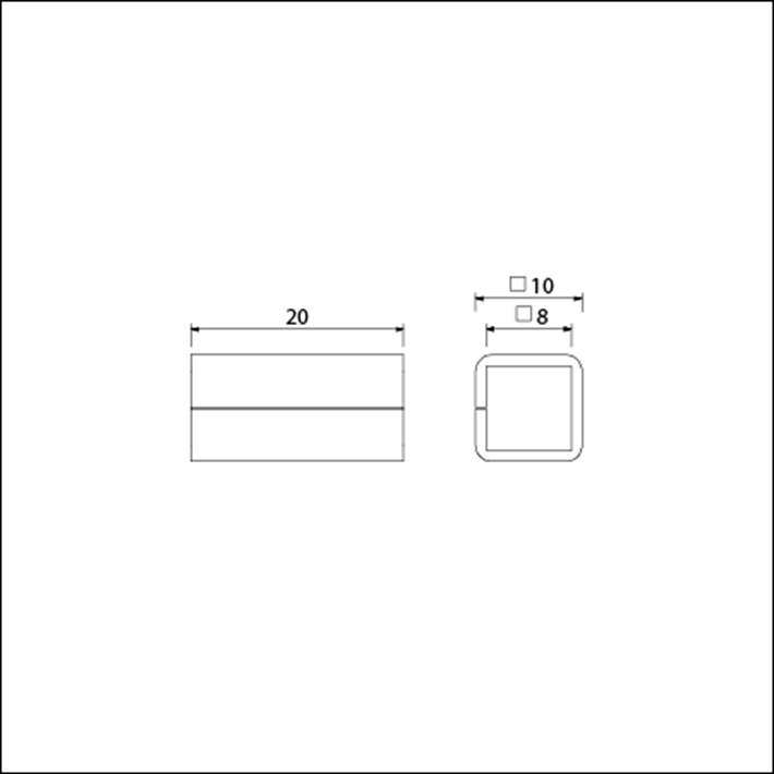 T-verloopbusje galvaniseerd 8-10mm