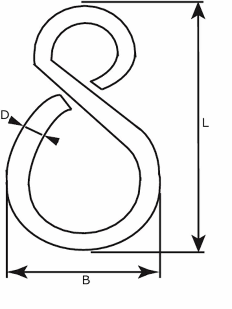 Afbeelding voor S-haken