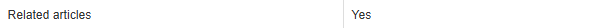 18. Related articles