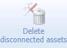 2. Delete disconnected assets button