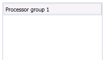 3. Processor groups