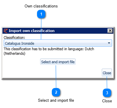 Import own classification