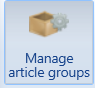 1. Manage article groups button