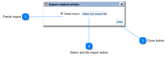 Import related articles